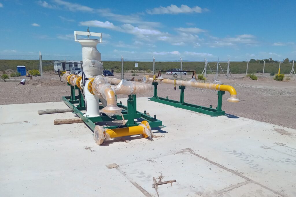 GASODUCTO: IMPORTANTES AVANCES EN LA ESTACIÓN (ESMO) gasoducto