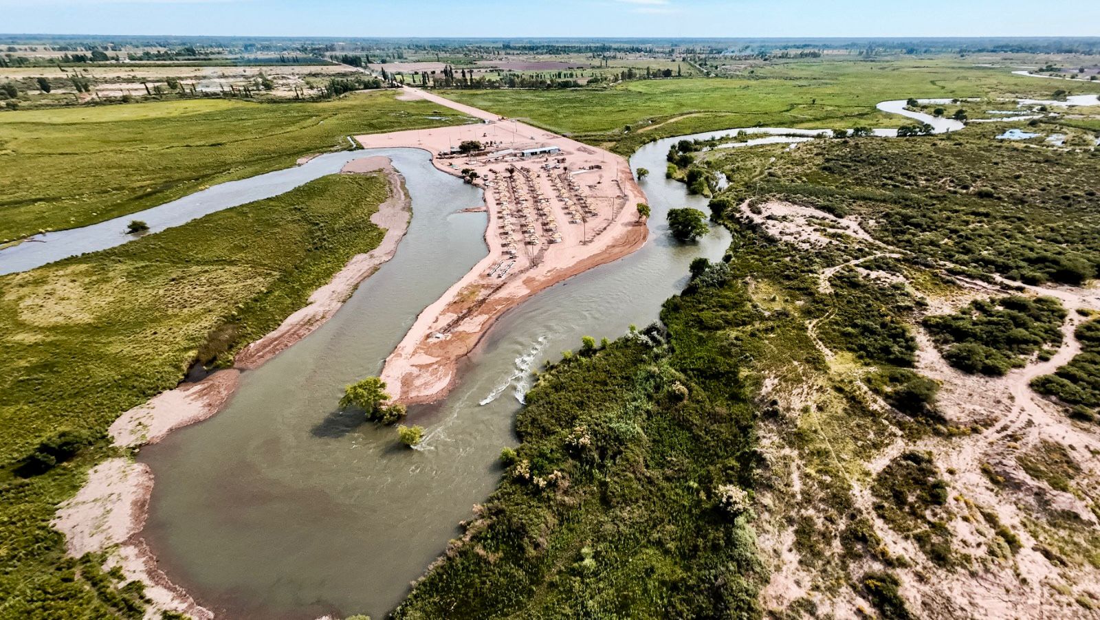 ASÍ LUCE LA COSTANERA DE CAÑADA SECA A DÍAS DE SU INAUGURACIÓN