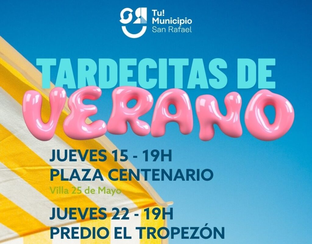 TARDECITAS DE VERANO RECORRE PLAZAS DE BARRIOS Y DISTRITOS DE SAN RAFAEL imagen de whatsapp 2026 01 08 a las 08.49.31 c31ddfaa