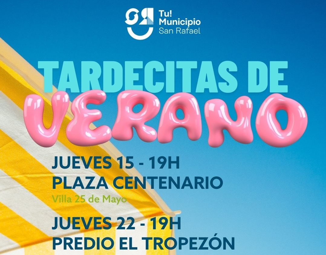 TARDECITAS DE VERANO RECORRE PLAZAS DE BARRIOS Y DISTRITOS DE SAN RAFAEL