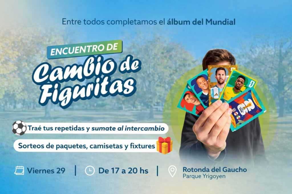 ÁLBUM DEL MUNDIAL: SE VIENE UNA JORNADA DE CAMBIO DE FIGURITAS EN SAN RAFAEL, CON SORTEOS DE SOBRES Y CAMISETAS copilot 20260526 212021