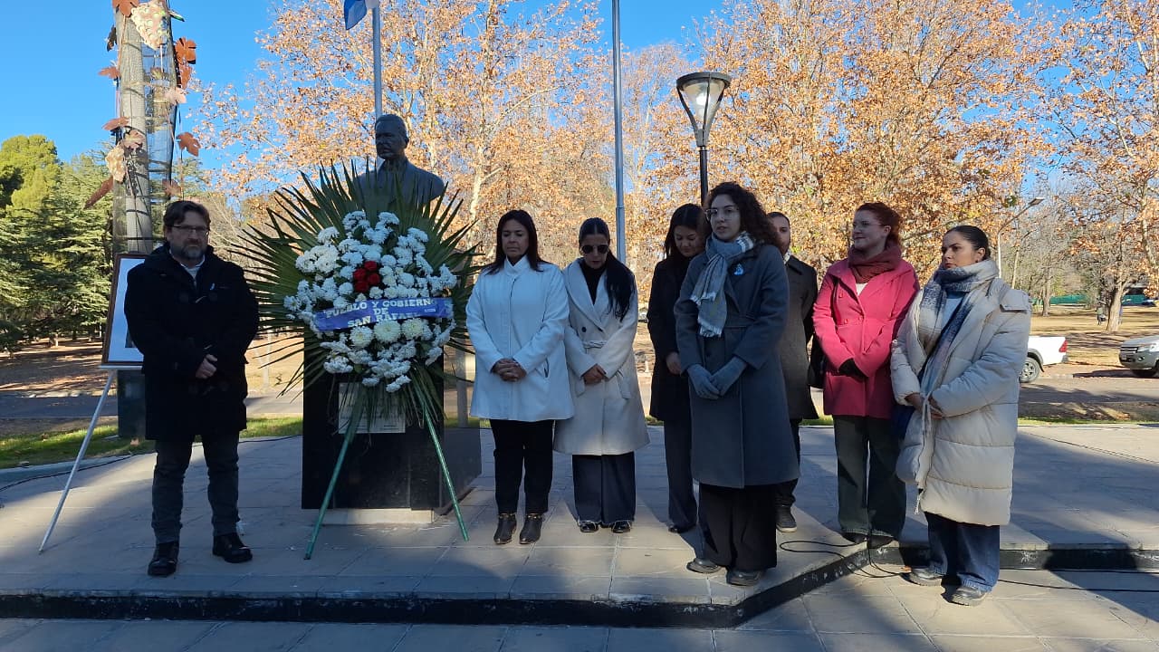 SAN RAFAEL HOMENAJEÓ A HIPÓLITO YRIGOYEN Y JUAN DOMINGO PERÓN EN UN ACTO DE ENCUENTRO DEMOCRÁTICO