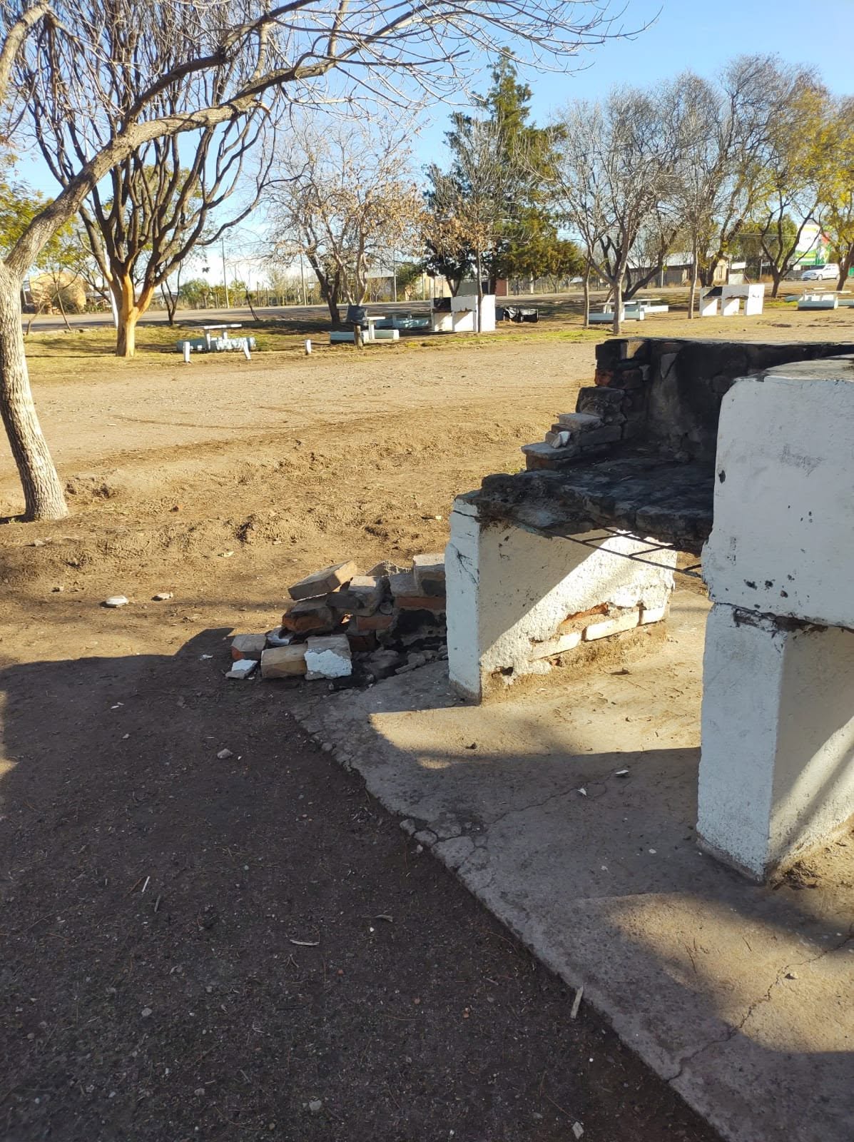 INDIGNANTE: VÁNDALOS PROVOCARON DESTROZOS EN LA ROTONDA DEL CRISTO Y ROMPIERON LUMINARIAS LED EN JAIME PRATS