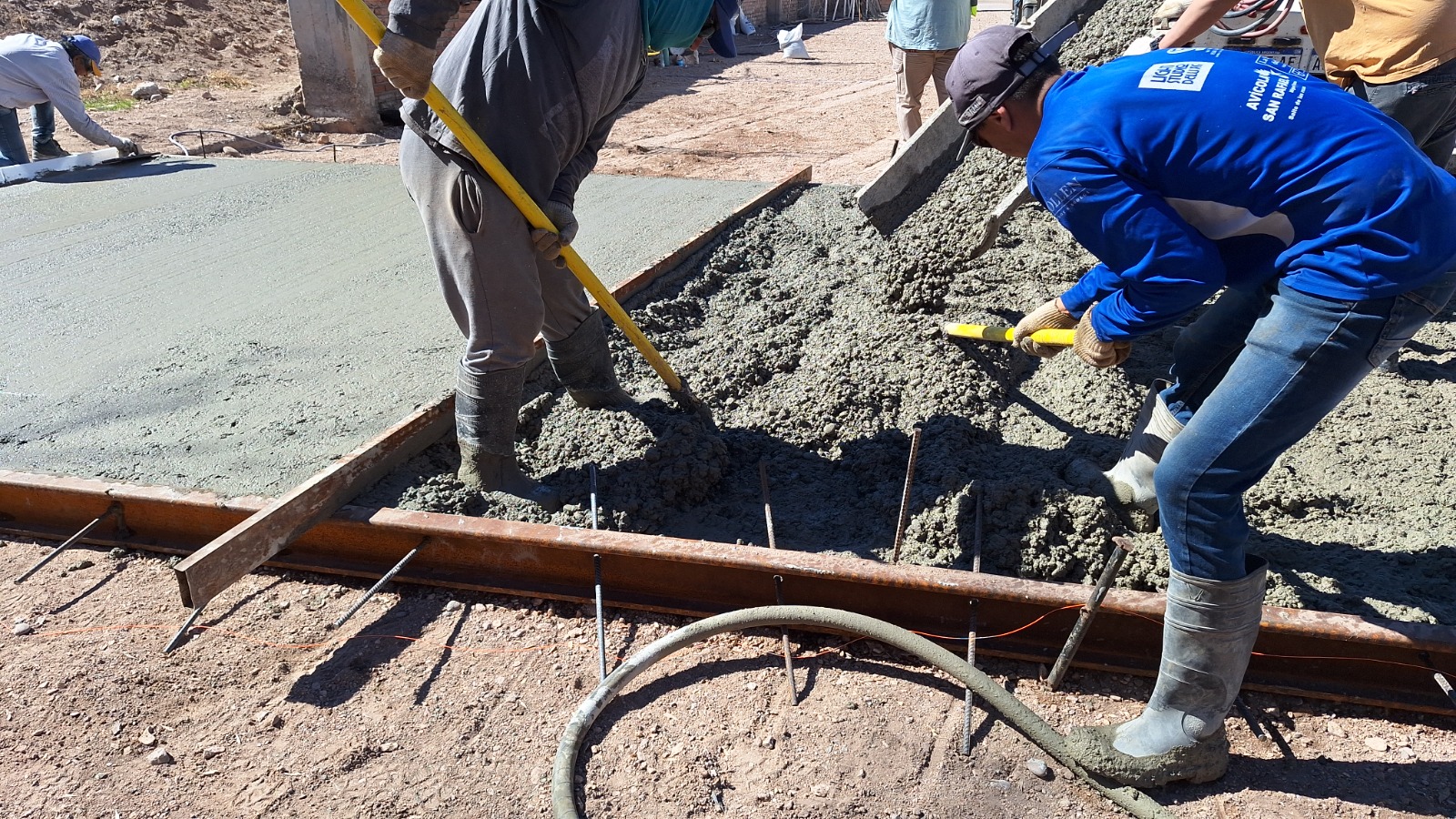 COMENZARON LOS TRABAJOS PARA UN NUEVO PLAYÓN DEPORTIVO EN EL CLUB SAN LUIS